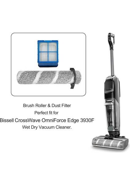 Fırça Ruloları ve Hepa Filtreleri Aksesuarları Kiti Bıssell Crosswave Omniforce Edge, 3930F/3933 Kablosuz Elektrikli Süpürge Parçaları (Yurt Dışından) fiyatları