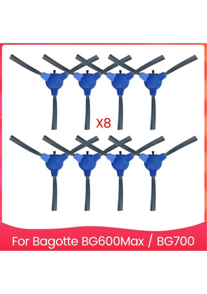 Bagotte BG600MAX / BG700 / BG800 Için Robot Süpürge Yan Fırçası Yan Fırça Yedek Parçaları (Yurt Dışından)