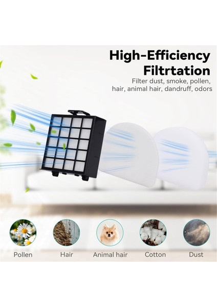 Shark Power Detect Upright Cleaner AZ4000 AZ4002 AZ4000C, Yığın Filtreler, Köpük ve Keçe Filtreler Yedek Parçaları Için (Yurt Dışından) modelleri