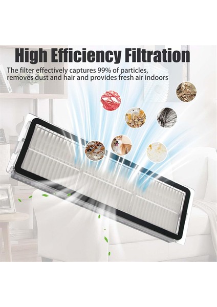 Dreame Mova S20 ULTRA/RLM71CE Elektrikli Süpürge Aksesuarları Için 19 Adet Ana Yan Fırçalar Paspas Pedleri Filtreler Toz Torbaları (Yurt Dışından) fırsatları