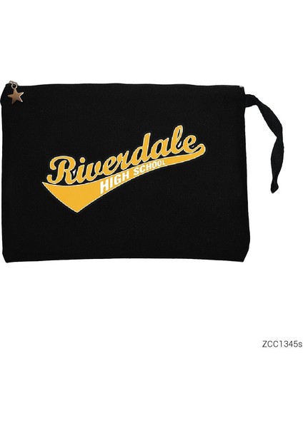 Riverdale High School Siyah Clutch Astarlı Cüzdan / El Çantası