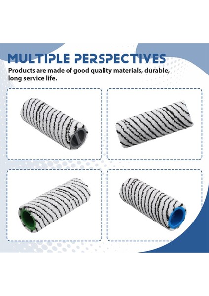 Karcher Fc3 Fc5 Fc7 FC3D Çok Yüzeyli Silindir Seti Mikrofiber Yıkanabilir Silindir Fırçası Elektrikli Süpürge Aksesuarları Için 4 Adet (Yurt Dışından) fiyatları