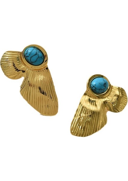 Küpe Mizaç Küpe Niş Tasarım Gümüş Iğne Küpe (Yurt Dışından)