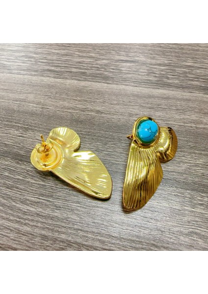 Küpe Mizaç Küpe Niş Tasarım Gümüş Iğne Küpe (Yurt Dışından) modelleri