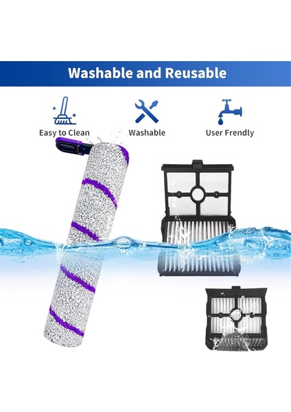 Narwal S20 Pro Islak Kuru Elektrikli Süpürge Aksesuarları Için Yedek Parçalar Hepa Filtreleri ve Mikrofiber Fırça Silindiri Dahildir (Yurt Dışından) fırsatları