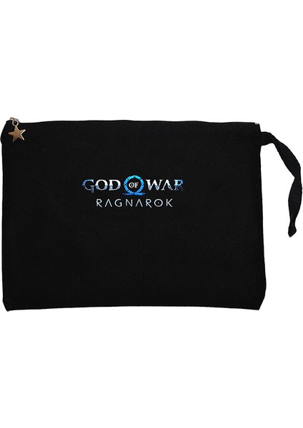 God Of War Ragnarok Siyah Clutch Astarlı Cüzdan / El Çantası