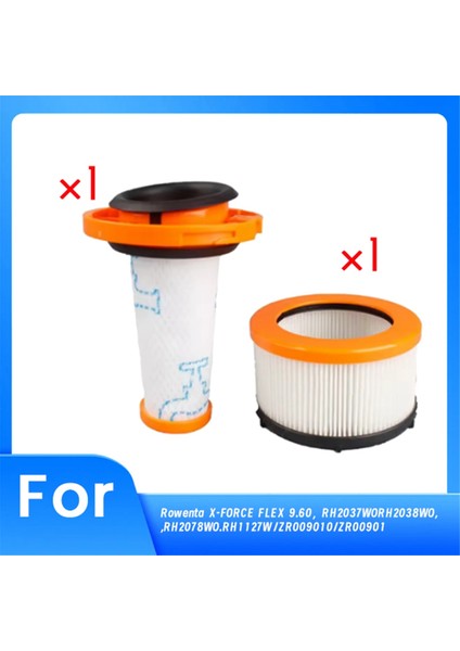 Rowenta X-Force Flex 9.60 ZR009010/ZR00901 Kablosuz Elektrikli Süpürge Için Filtreler Yıkanabilir Tekrar Kullanılabilir (Yurt Dışından)