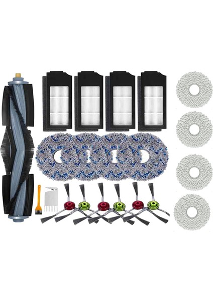 Ecovacs T10 Turbo Süpürme ve Paspas Robotu Aksesuarları Temizleyici Yedek Parçaları Yedek Parçalar Için Uygundur (Yurt Dışından)