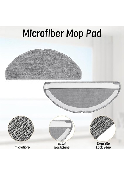 Xiaomi S20 Robot Süpürge Için Aksesuar Seti Ana Yan Fırça Hepa Filtreler Paspas Pedleri Yedek Parçalar (Yurt Dışından) fiyatları