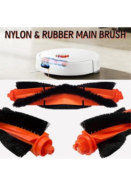 Xiaomi S20 Robot Süpürge Için Aksesuar Seti Ana Yan Fırça Hepa Filtreler Paspas Pedleri Yedek Parçalar (Yurt Dışından) modelleri