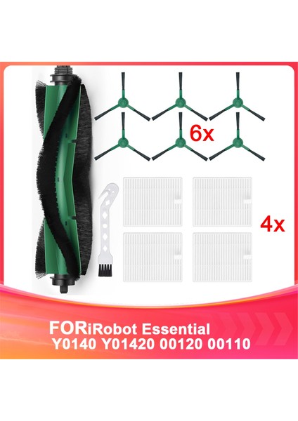 Irobot Roomba Combo Essential Q011, Q0520, Y0110, Y0140 Serisi Robot Süpürge Aksesuarları Kiti Için 12 Adet Yedek Parça (Yurt Dışından)