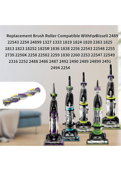 Bissell 2252 2253 2254 2255 2256 2258 2489 2488 2486 2259 1830 2260 1327 Vakum Parçaları Için Yedek Fırça Silindiri (Yurt Dışından) fırsatları