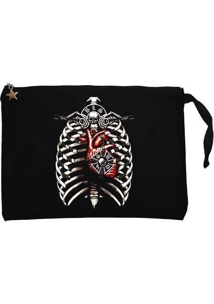 Black Label Es 106 Siyah Clutch Astarlı Cüzdan / El Çantası