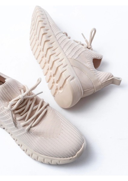 DM-501 Bej Bağcıklı Failon Taban Günlük Spor Ayakkabı fırsatları