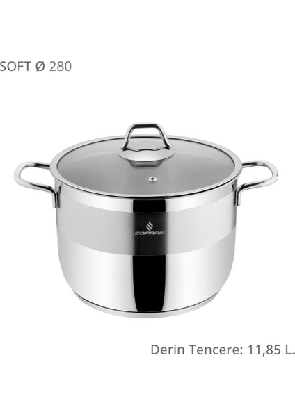 Soft 28 cm Xl Derin Tencere