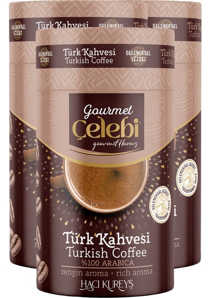 Türk Kahvesi 3'lü Paket - 250 Gr x 3 Adet