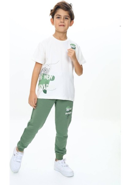 Erkek Çocuk Manşetli Alt Üst Takım 6016Y