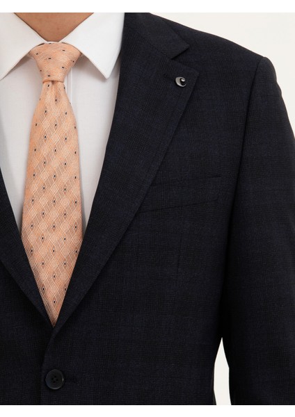 Erkek Lacivert Slim Fit Takım Elbise 50277983-VR033
