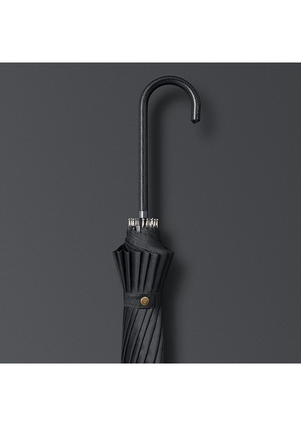 Japon Uzun Saplı Otomatik Şemsiye Sağlam Erkekler ve Kadınlar Büyük Güneşlik Yağmur ve Parlaklık Çift Kullanımlı (Yurt Dışından)