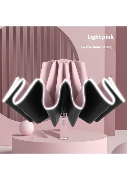 Şemsiye Erkek Büyük Boy Kadın Yağmur ve Güneşli Çift Kullanımlı Katlanır Güneş Şemsiyesi Güneş Kremi Uv Gölge Şemsiyesi (Yurt Dışından)