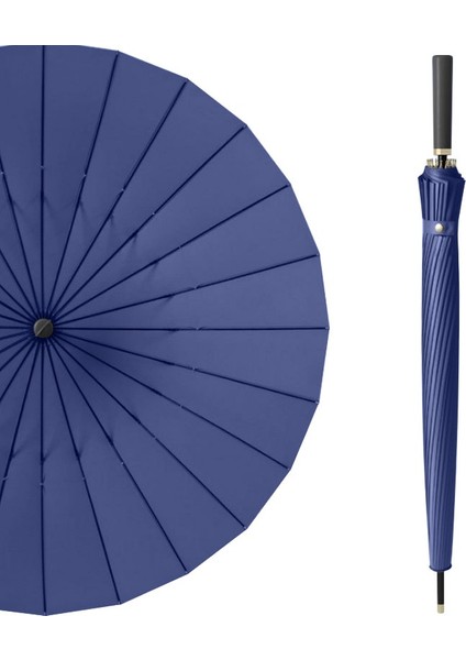 Japon Uzun Saplı Otomatik Şemsiye Sağlam Erkekler ve Kadınlar Büyük Güneşlik Yağmur ve Parlaklık Çift Kullanımlı (Yurt Dışından)