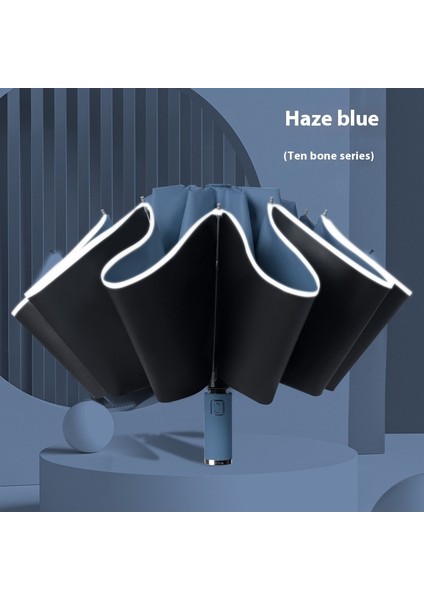 Şemsiye Erkek Büyük Boy Kadın Yağmur ve Güneşli Çift Kullanımlı Katlanır Güneş Şemsiyesi Güneş Kremi Uv Gölge Şemsiyesi (Yurt Dışından)