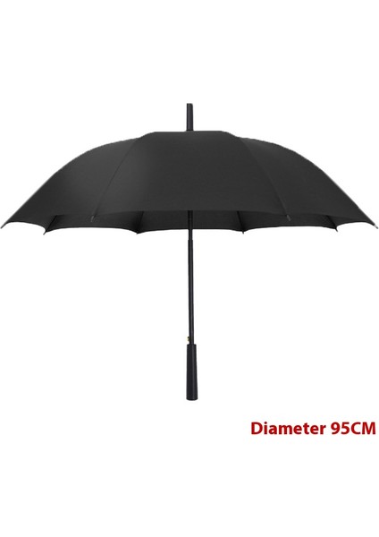 Japon Uzun Saplı Otomatik Şemsiye Sağlam Erkekler ve Kadınlar Büyük Güneşlik Yağmur ve Parlaklık Çift Kullanımlı (Yurt Dışından)