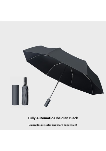 Şemsiye Erkek Büyük Boy Kadın Yağmur ve Güneşli Çift Kullanımlı Katlanır Güneş Şemsiyesi Güneş Kremi Uv Gölge Şemsiyesi (Yurt Dışından)