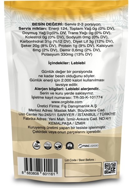 Beyaz Leblebi 1500 gr (30gr x 50 Adet) fiyatları