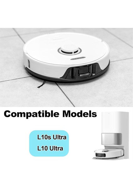 Dreame L10S Ultra / L10 Ultra Parçaları Aksesuarları Ana Fırça Yan Fırça Hepa Filtre Silme Bezi Yedek Parça (Yurt Dışından) modelleri