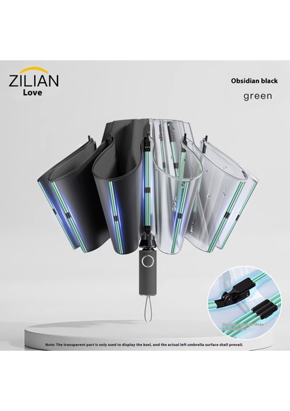 Tam Otomatik Şemsiye Katlanır Büyük Güneş Şemsiyesi Güneşli ve Yağmurlu Çift Kullanımlı Güneş Koruyucu Şemsiye Gölge Şemsiyesi (Yurt Dışından)