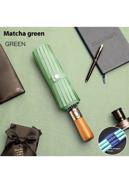 Tam Otomatik Şemsiye Katlanır Büyük Güneş Şemsiyesi Güneşli ve Yağmurlu Çift Kullanımlı Güneş Koruyucu Şemsiye Gölge Şemsiyesi (Yurt Dışından)