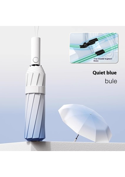 Tam Otomatik Şemsiye Katlanır Büyük Güneş Şemsiyesi Güneşli ve Yağmurlu Çift Kullanımlı Güneş Koruyucu Şemsiye Gölge Şemsiyesi (Yurt Dışından)