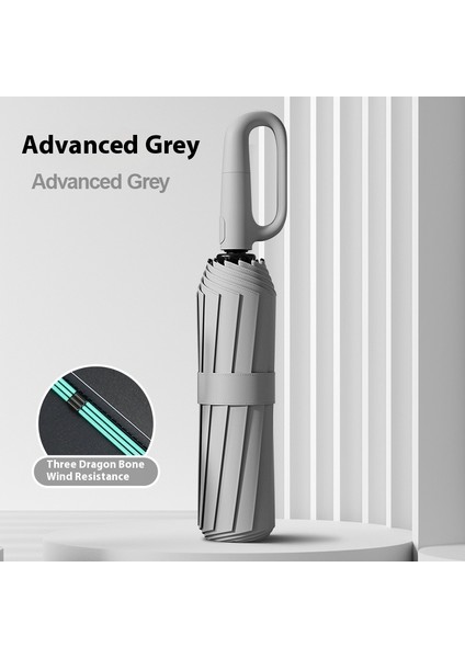 Tam Otomatik Şemsiye Katlanır Büyük Güneş Şemsiyesi Güneşli ve Yağmurlu Çift Kullanımlı Güneş Koruyucu Şemsiye Gölge Şemsiyesi (Yurt Dışından)