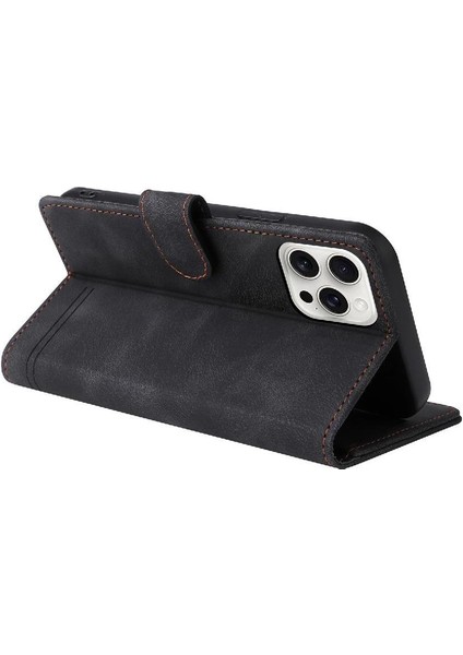 IPhone 16 Için Flip Case Pro Max Cüzdan Basit Iş Darbeye Çevir (Yurt Dışından) fırsatları