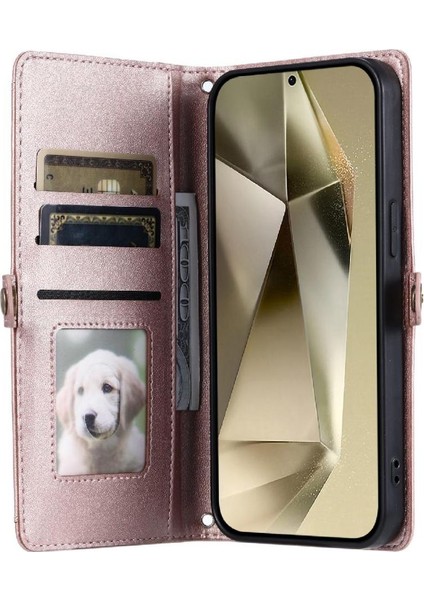 Cüzdan Crossbody Durumda IPhone Se3/ıphone Kart Tutucu Fermuar Faturaları Yuvası Için (Yurt Dışından)