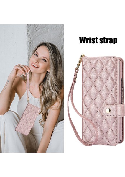 Samsung Galaxy Z Fold 3 Crossbody Tarzı 5 Kart Yuvaları ile Standı (Yurt Dışından) indirimleri