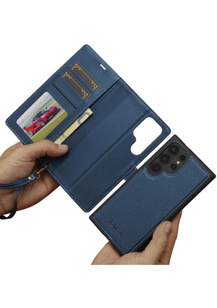 Samsung Galaxy S24 Için Flip Case Ultra Kickstand Pu Deri Cüzdan Kılıf 2 (Yurt Dışından) indirimleri