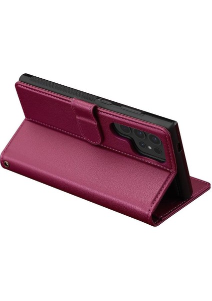 Samsung Galaxy S24 Için Flip Case Ultra Kickstand Pu Deri Cüzdan Kılıf 2 (Yurt Dışından) modelleri