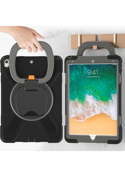 360 Derece Dönen Bilezik Braketi ipad PRO10.5 Inç Silikon Kabuk Hava Tablet Kılıfı (Yurt Dışından)