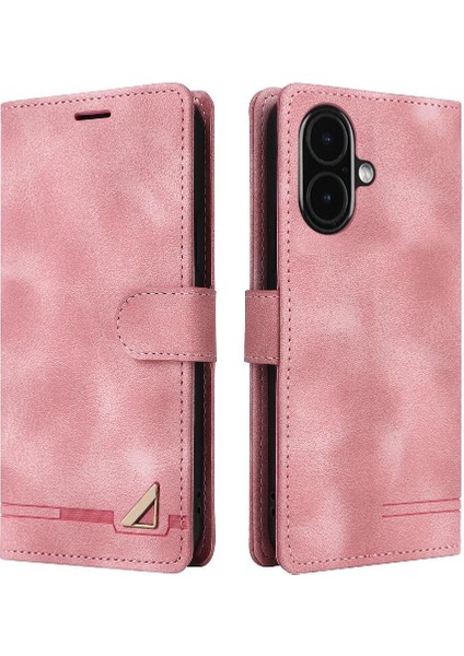IPhone 16 Için Flip Case Kapak Darbeye Cüzdan Basit Iş Durum (Yurt Dışından)