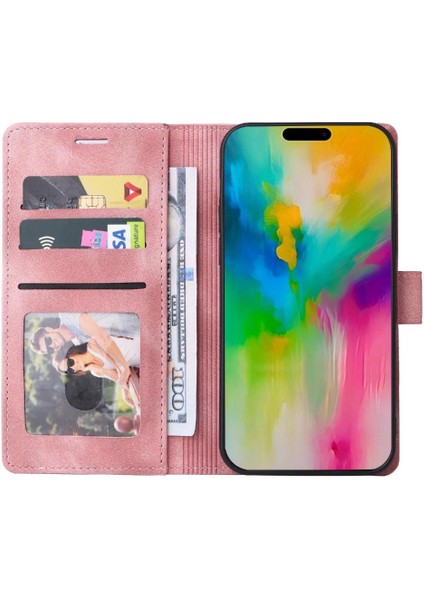 IPhone 16 Için Flip Case Kapak Darbeye Cüzdan Basit Iş Durum (Yurt Dışından) fiyatları