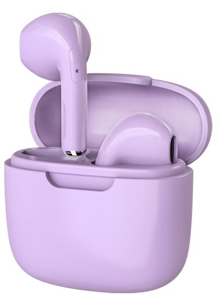 Collar Macaron Kablosuz Bluetooth 5.3 Ultra Uzun Pil Ömrü Çift Stereo Spor Kulaklık-Mavi (Yurt Dışından)