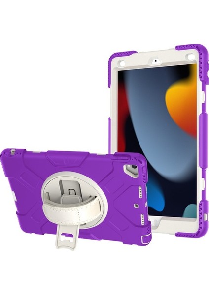 Xhappy Arctıc Hunter Apple Tablet Koruyucu Kılıf 10.2 Inç Üç Geçirmez Silikon Çocuk Düşme Önleyici Kılıf Gökkuşağı Renkli Kontrast ipad Kılıfı (Yurt Dışından)