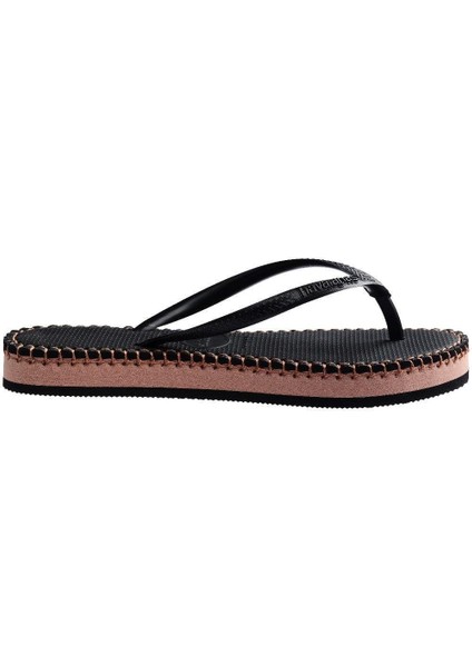 Slim Flatform Loop Kadın Terlik - Siyah fiyatları
