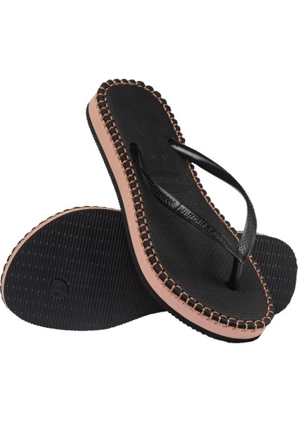 Slim Flatform Loop Kadın Terlik - Siyah fırsatları