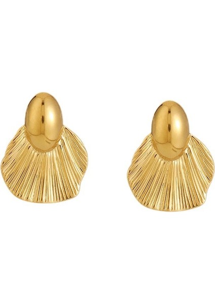 Küpe Mizaç Küpe Niş Tasarım Gümüş Iğne Küpe (Yurt Dışından)