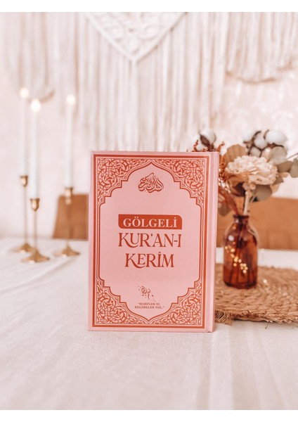 Gölgeli Kurani Kerim Kalem Hediyeli Pembe fiyatları