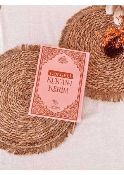 Gölgeli Kurani Kerim Kalem Hediyeli Pembe