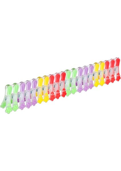 New-Max Elite Papatya Desenli Silikon Mandal Şeffaf 30 Adet